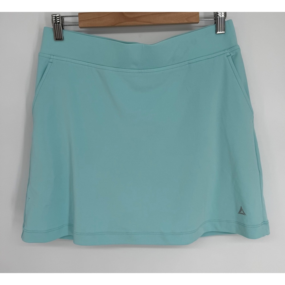 Bermuda Sands XF Womens Teal Blue Golf Tennis Active Skort Built-in Shorts Sz S